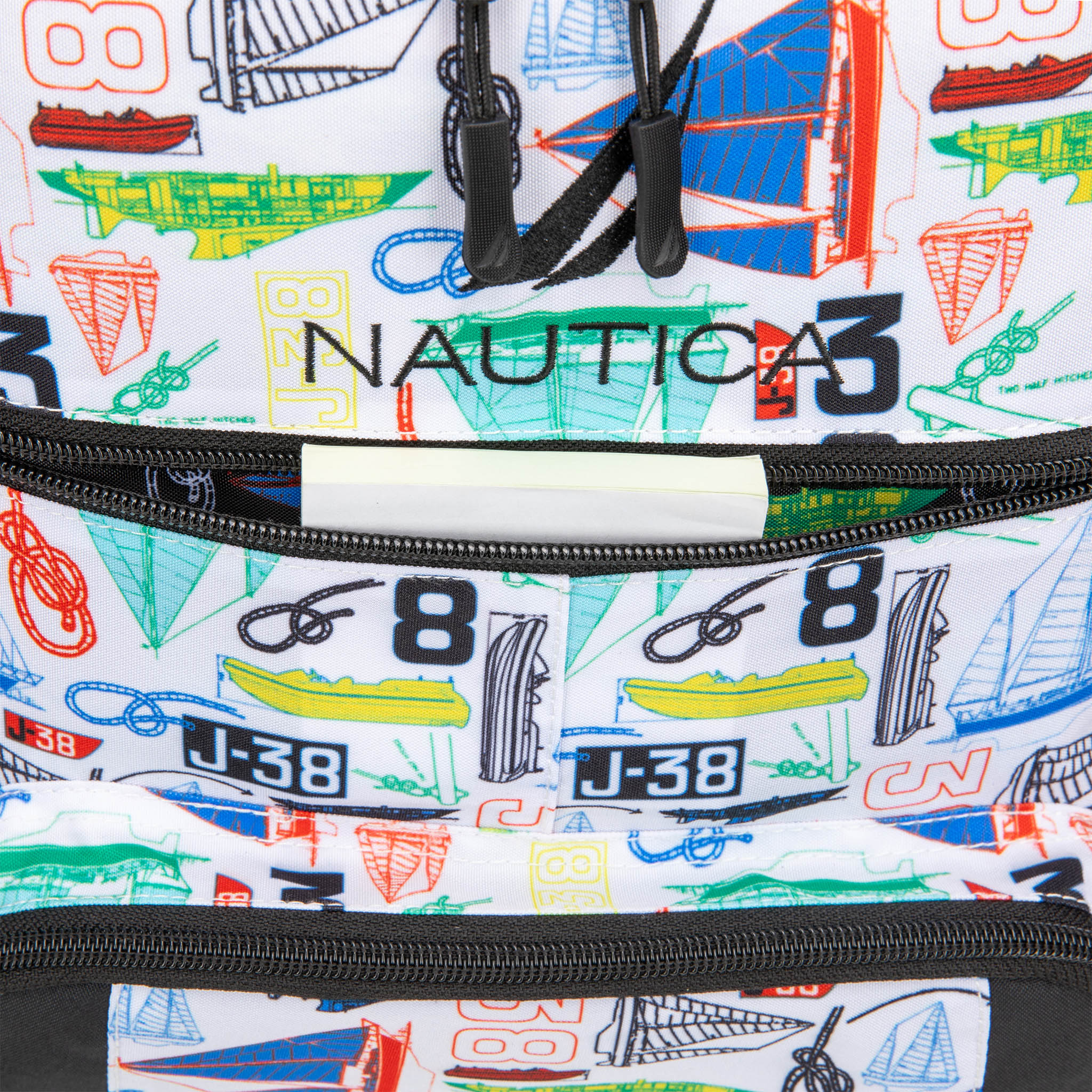 Kids Backpack | 16" Tall | Sailboats