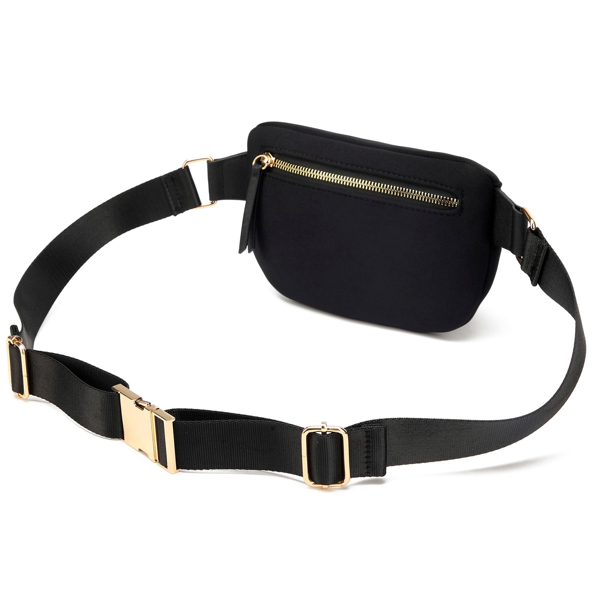 Sage Scuba and Vegan Leather Belt Bag | Sling