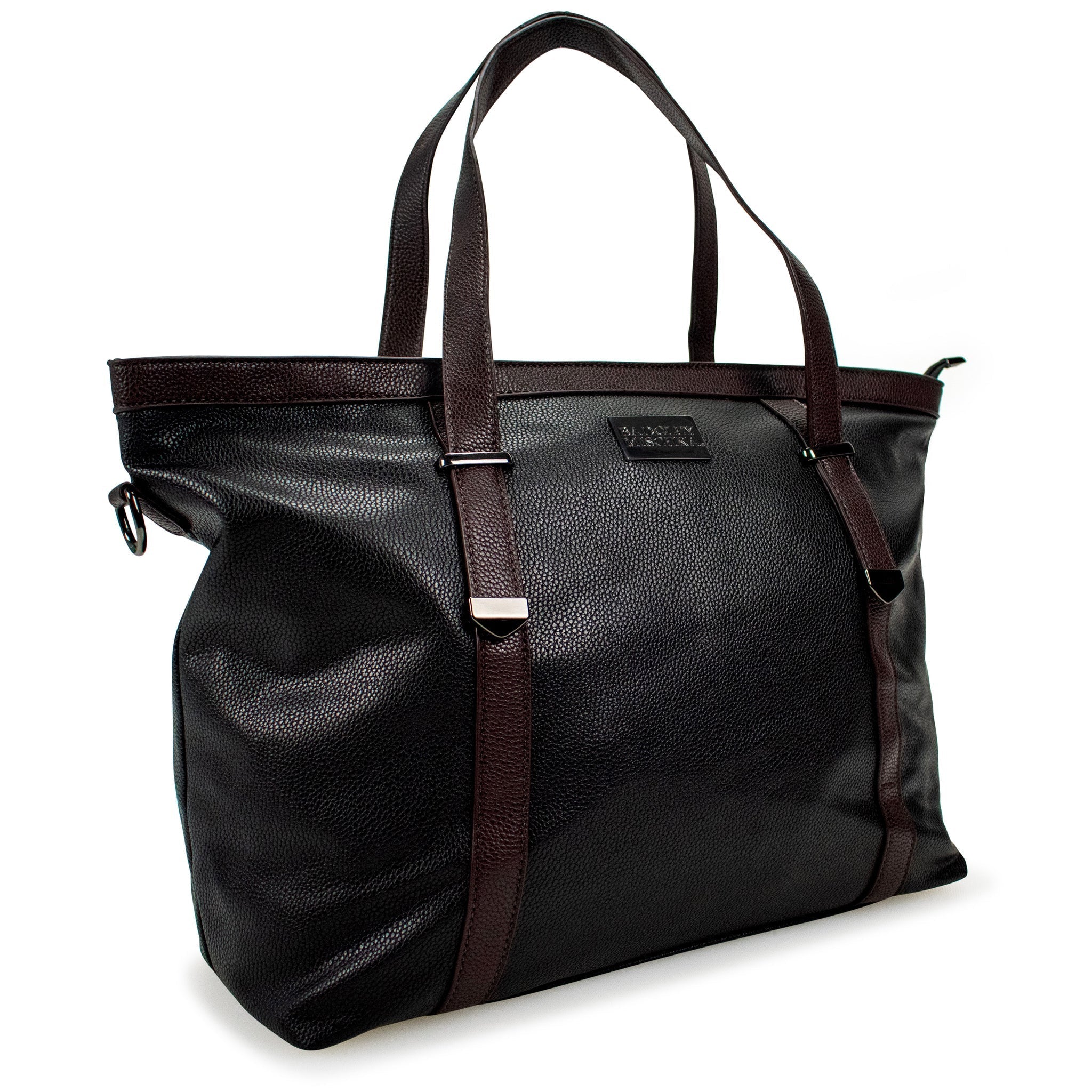 Anna XL Vegan Leather Weekender Tote Bag