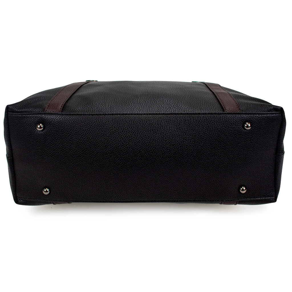 Anna XL Vegan Leather Weekender Tote Bag