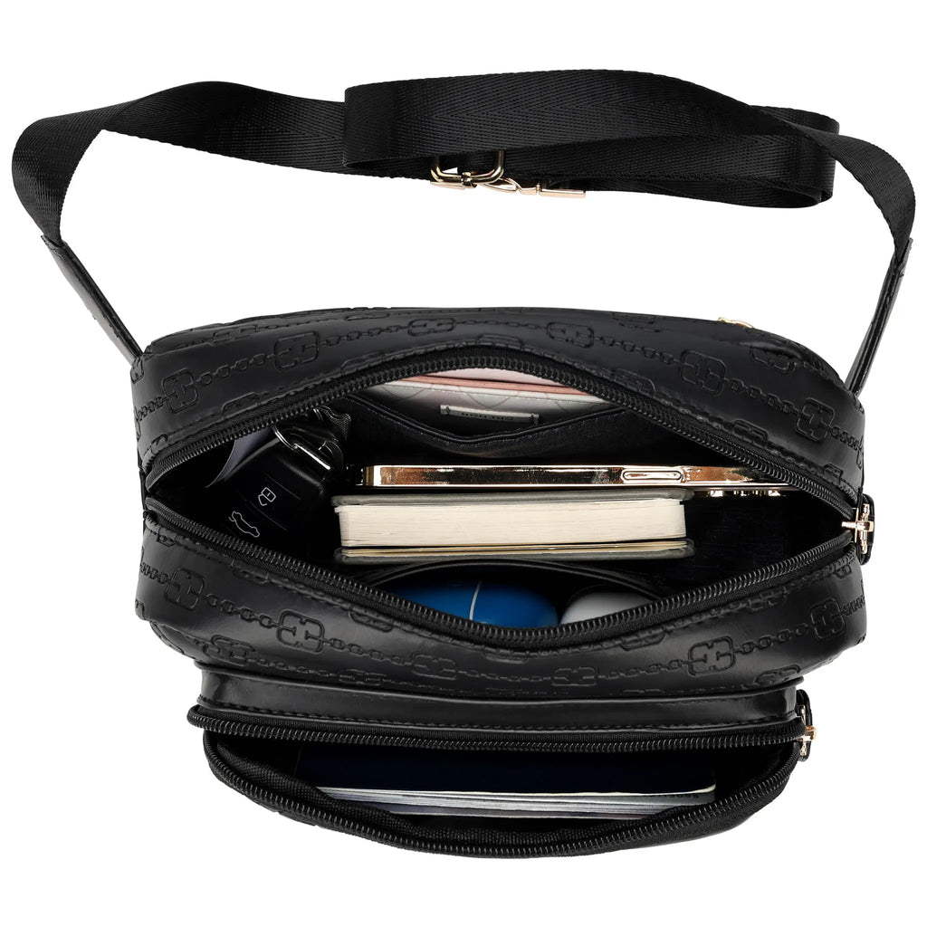 Eleganza Vegan Leather Crossbody Bag