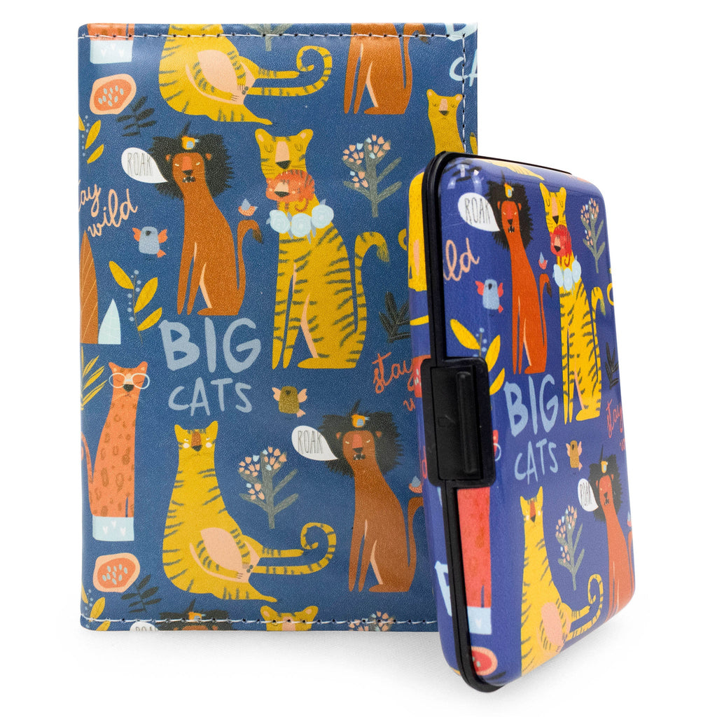 RFID Protected Passport Cover Wallet Set