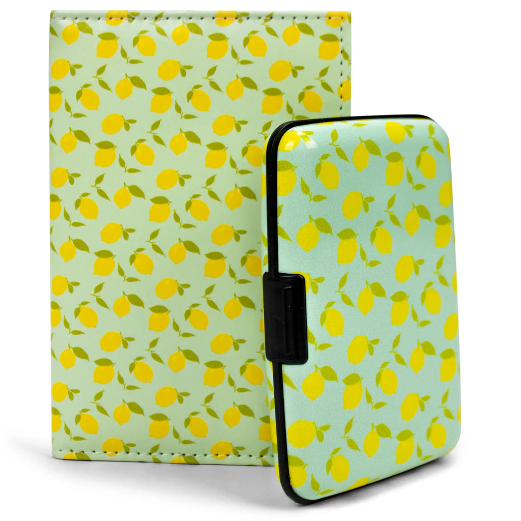 RFID Protected Passport Cover Wallet Set