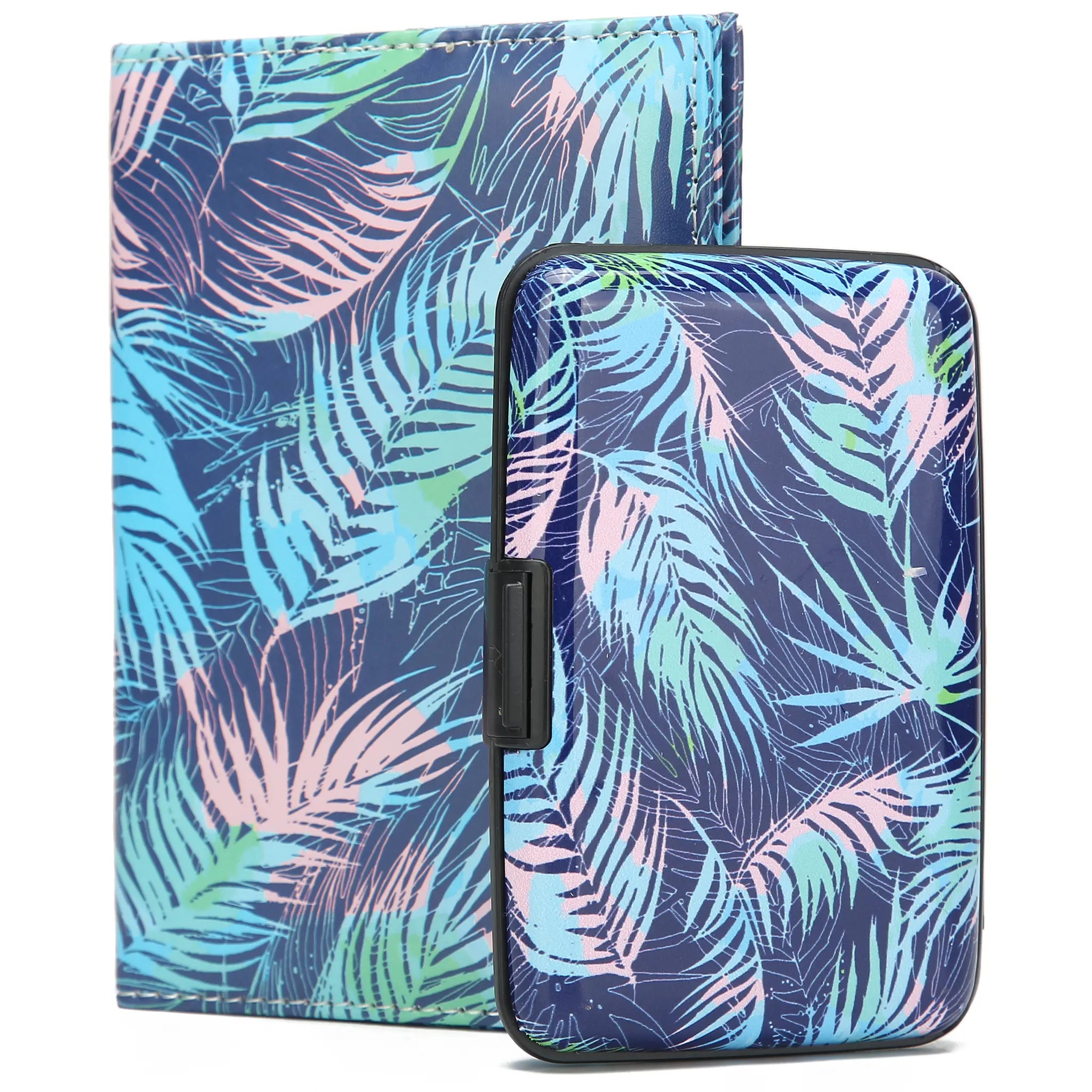 RFID Protected Passport Cover Wallet Set