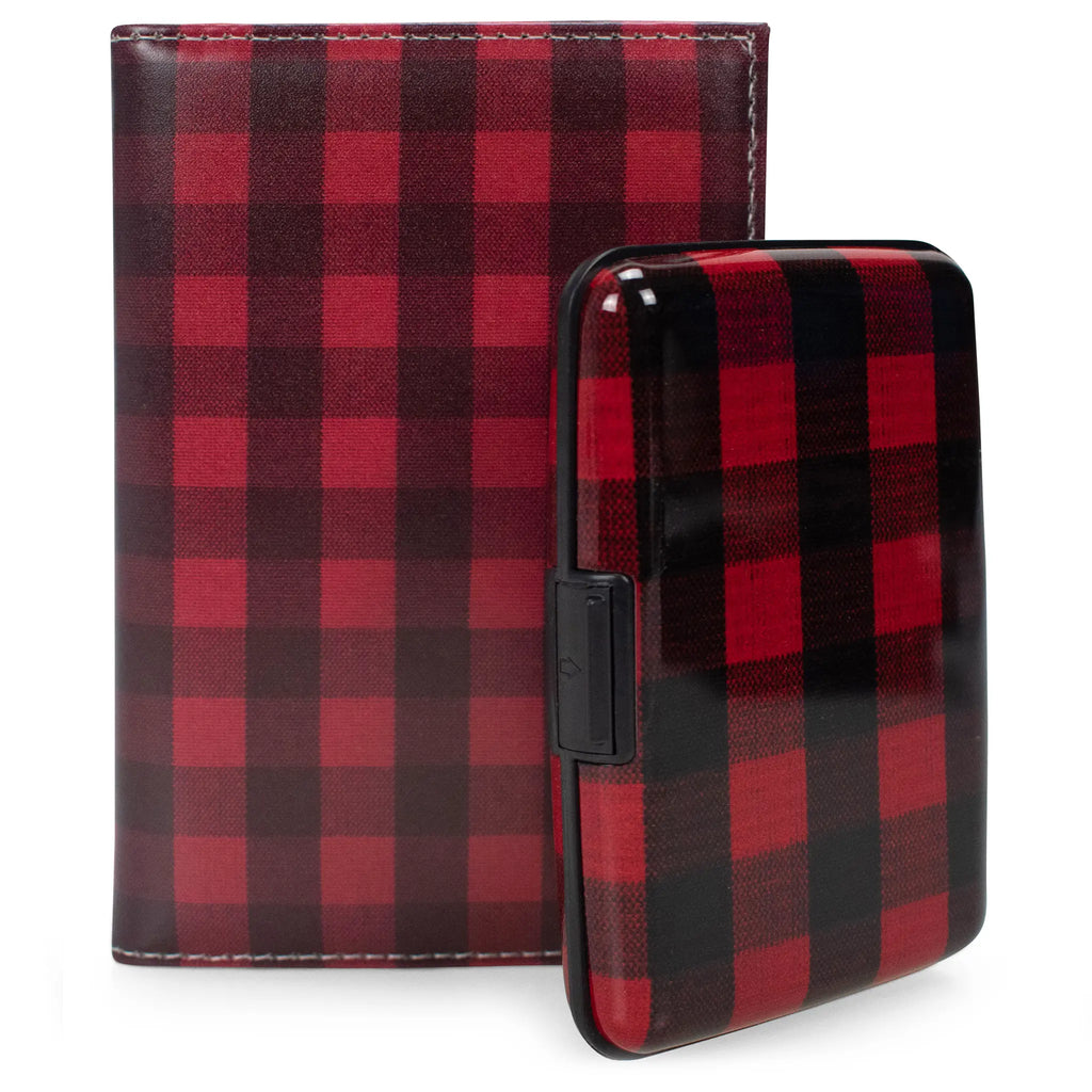 RFID Protected Passport Cover Wallet Set