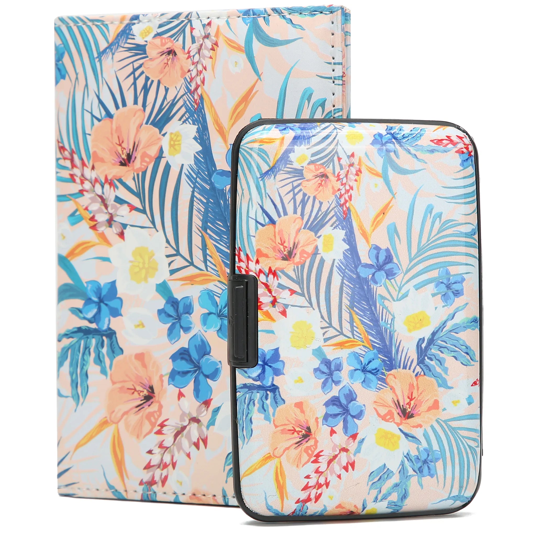 RFID Protected Passport Cover Wallet Set