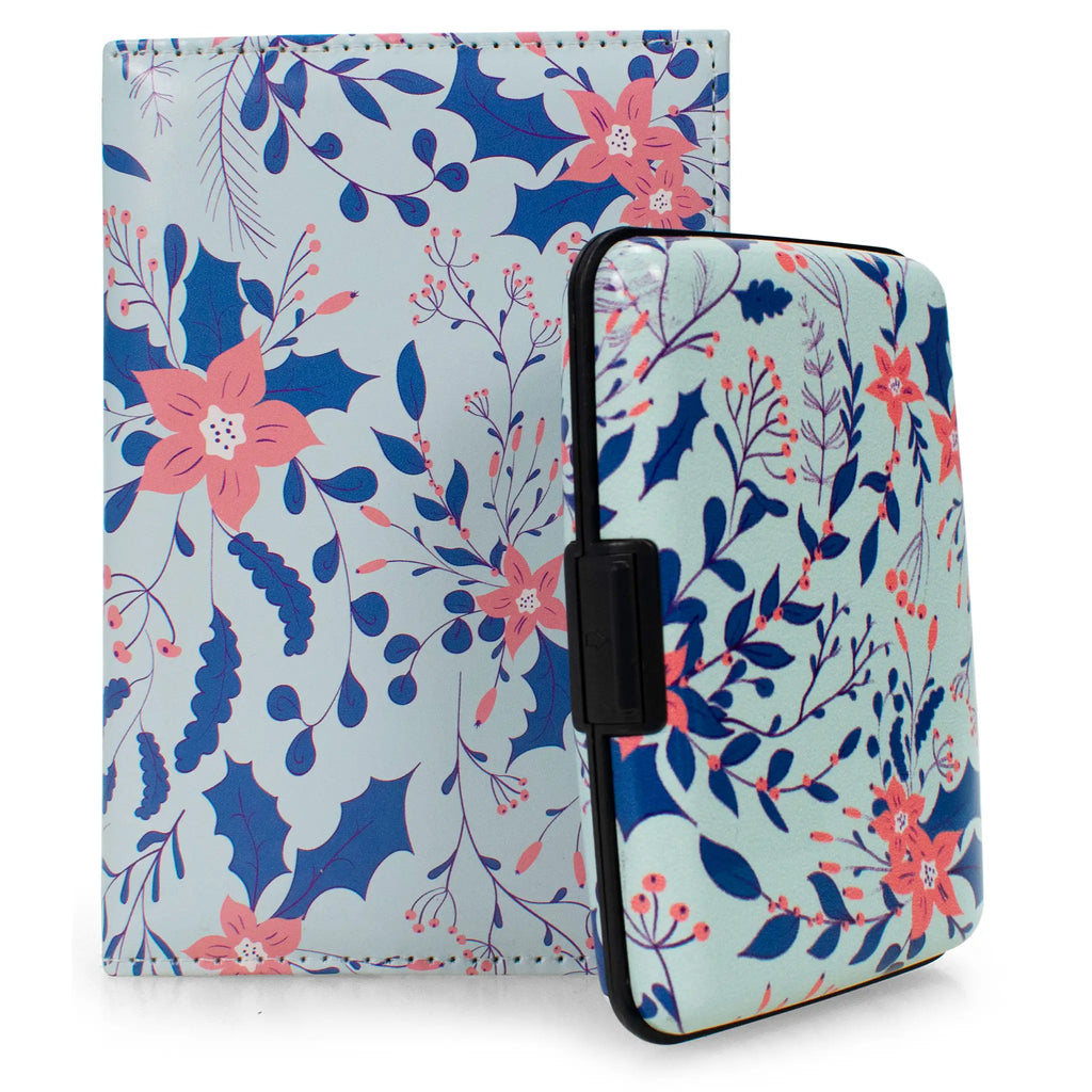 RFID Protected Passport Cover Wallet Set