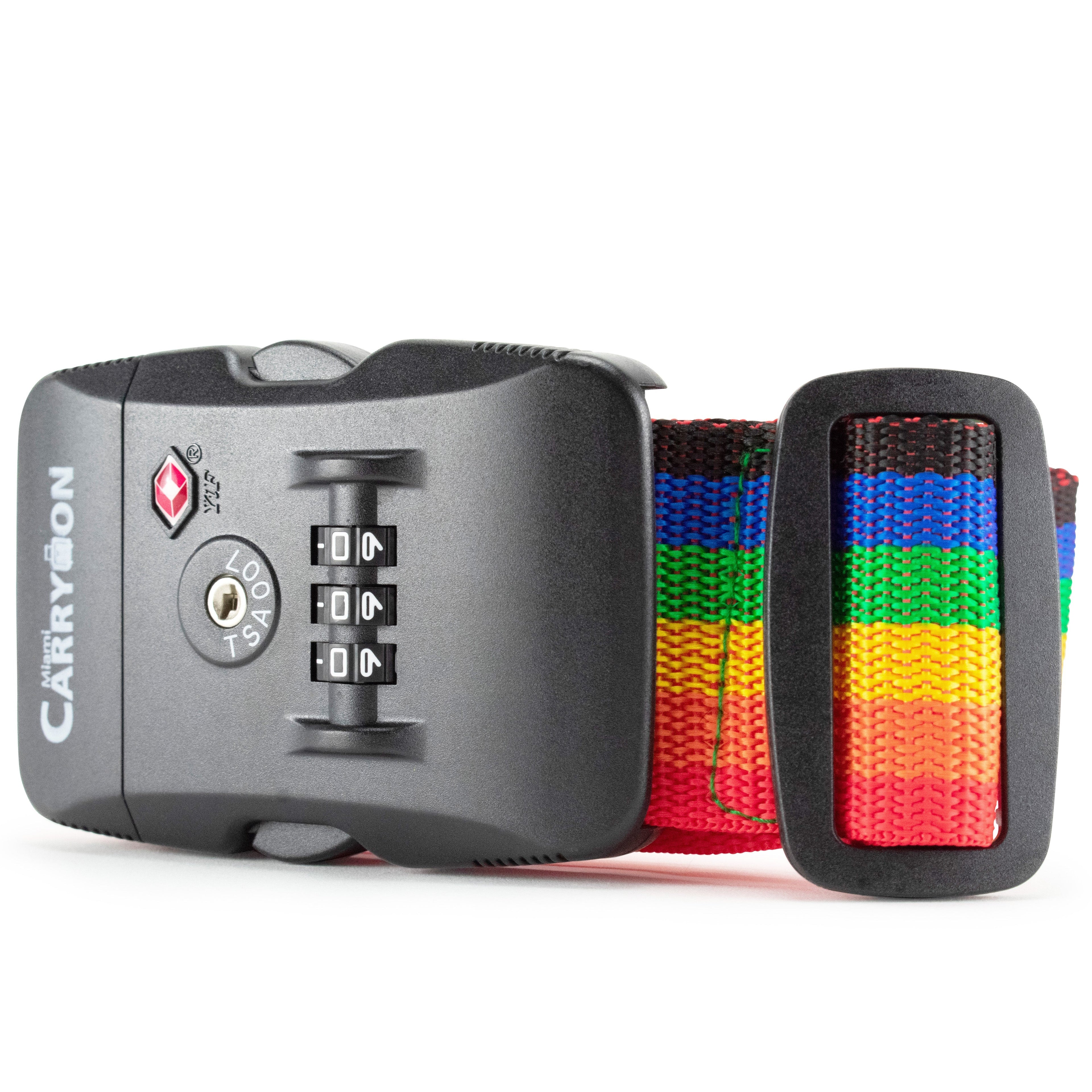 Adjustable TSA Approved Combination Lock Luggage Strap