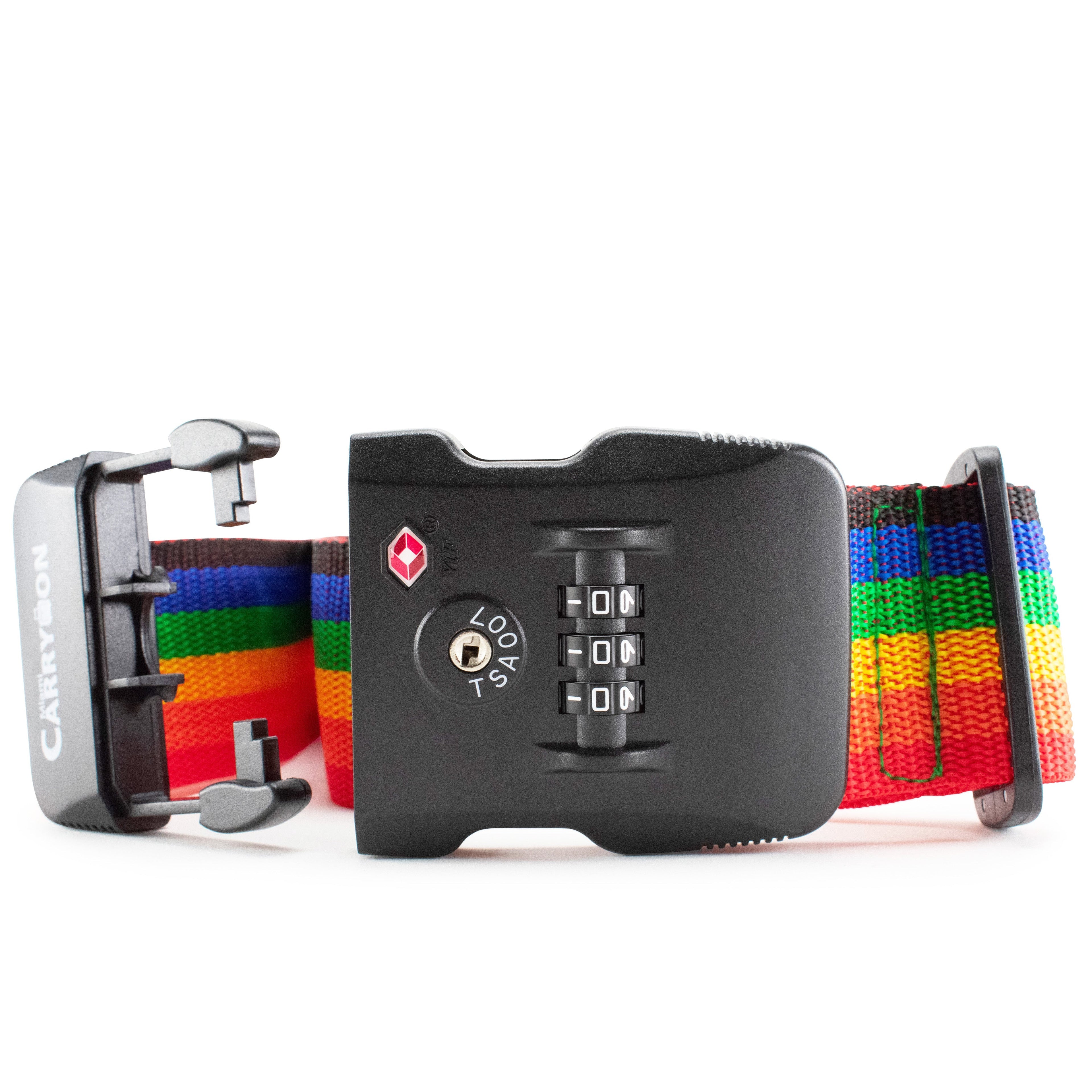 Adjustable TSA Approved Combination Lock Luggage Strap