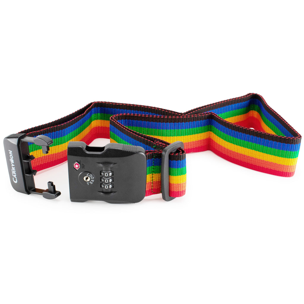 Adjustable TSA Approved Combination Lock Luggage Strap
