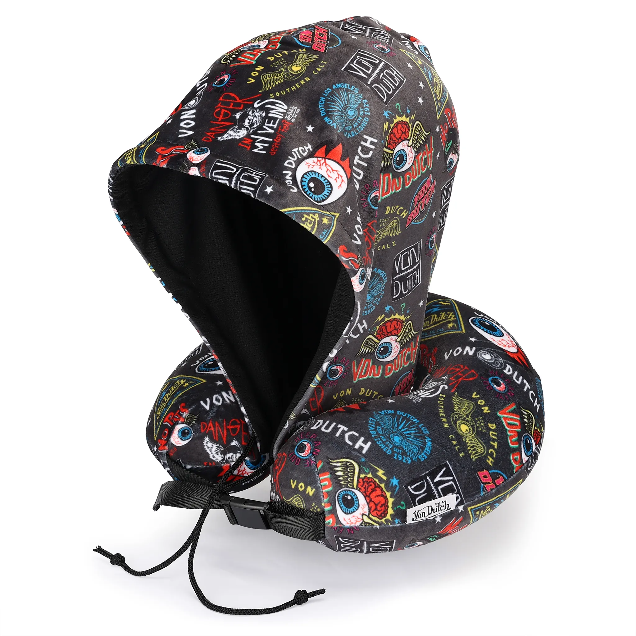 Jax Hooded Memory Foam Travel Neck Pillow