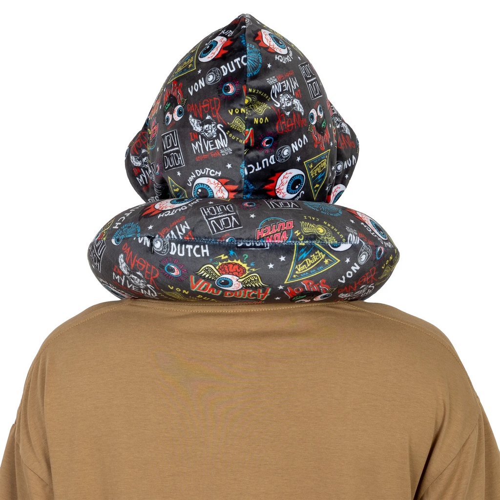 Jax Hooded Memory Foam Travel Neck Pillow
