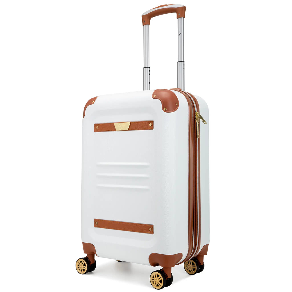 Vintage 20" Expandable Carry-on Suitcase