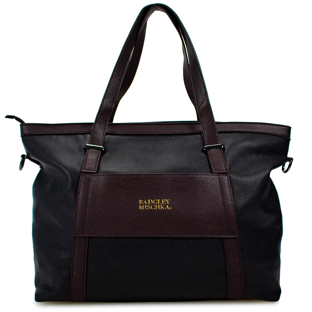 Anna XL Vegan Leather Weekender Tote Bag